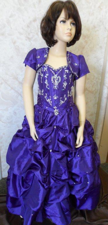 purple pageant dresses