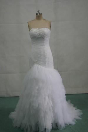 form fitting wedding gown